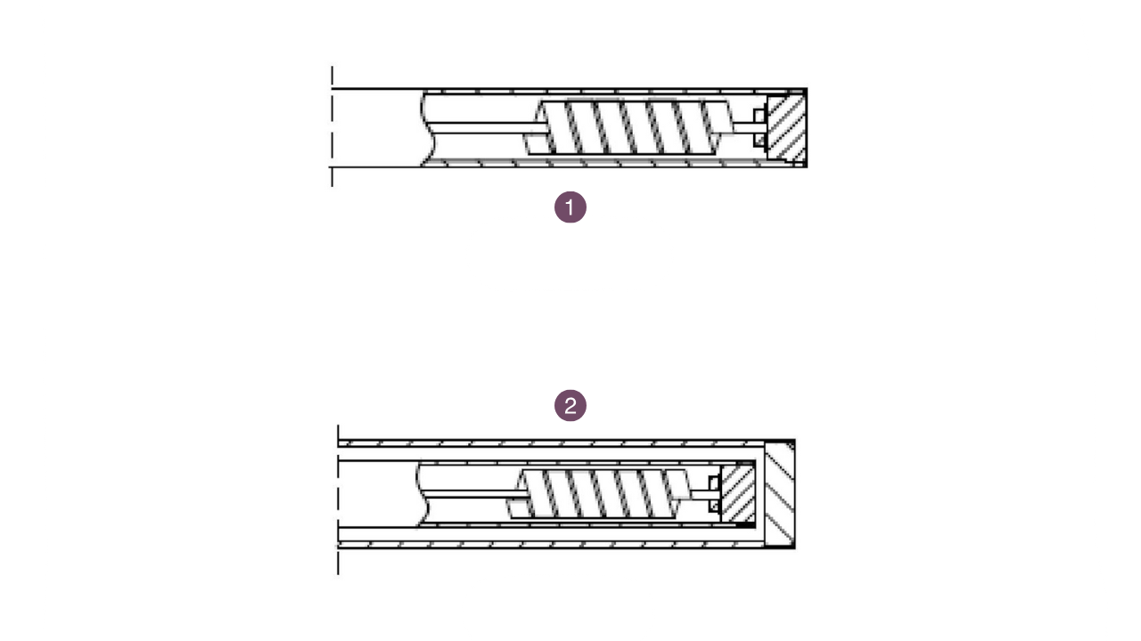 Form of measuring end